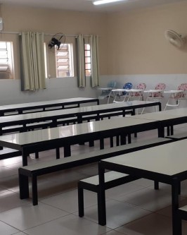 Inauguradas melhorias na cozinha e refeitório do CEI Dom Gregório Warmeling - Foto 3
