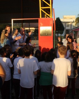 Inaugurada a Quadra Coberta Poliesportiva no Centro Educacional Professor Henrique Buss - Foto 29