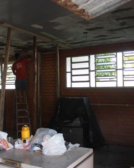 Reforma no Ginásio Municipal Lino Philippi segue a todo vapor em São Ludgero - Foto 3 Reforma no Ginásio Municipal Lino Philippi segue a todo vapor em São Ludgero - Foto 3