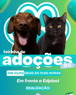 São Ludgero realiza no sábado, dia 23 de março, mais uma Feira de Adoções - Foto 1 São Ludgero realiza no sábado, dia 23 de março, mais uma Feira de Adoções - Foto 1