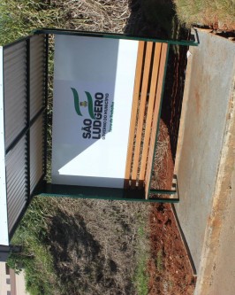 Mais abrigos foram instalados pela Gestão Municipal de São Ludgero - Foto 2 Mais abrigos foram instalados pela Gestão Municipal de São Ludgero - Foto 2