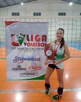 Meninas do Sub-12 conquistam ouro na Liga Voleibol de Santa Catarina - Foto 1 Meninas do Sub-12 conquistam ouro na Liga Voleibol de Santa Catarina - Foto 1