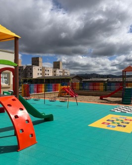 Parque das Crianças é ampliado e ganha nova estrutura no Complexo Educacional Unificado Benício Warmeling - Foto 3 Parque das Crianças é ampliado e ganha nova estrutura no Complexo Educacional Unificado Benício Warmeling - Foto 3