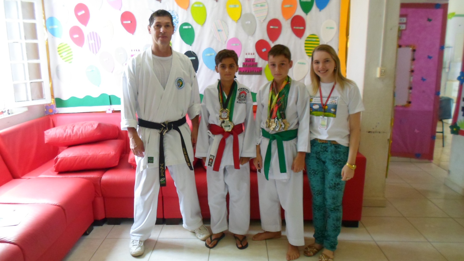 Atletas do CRAS buscam apoio financeiro para participarem do Campeonato Brasileiro de Karatê...
