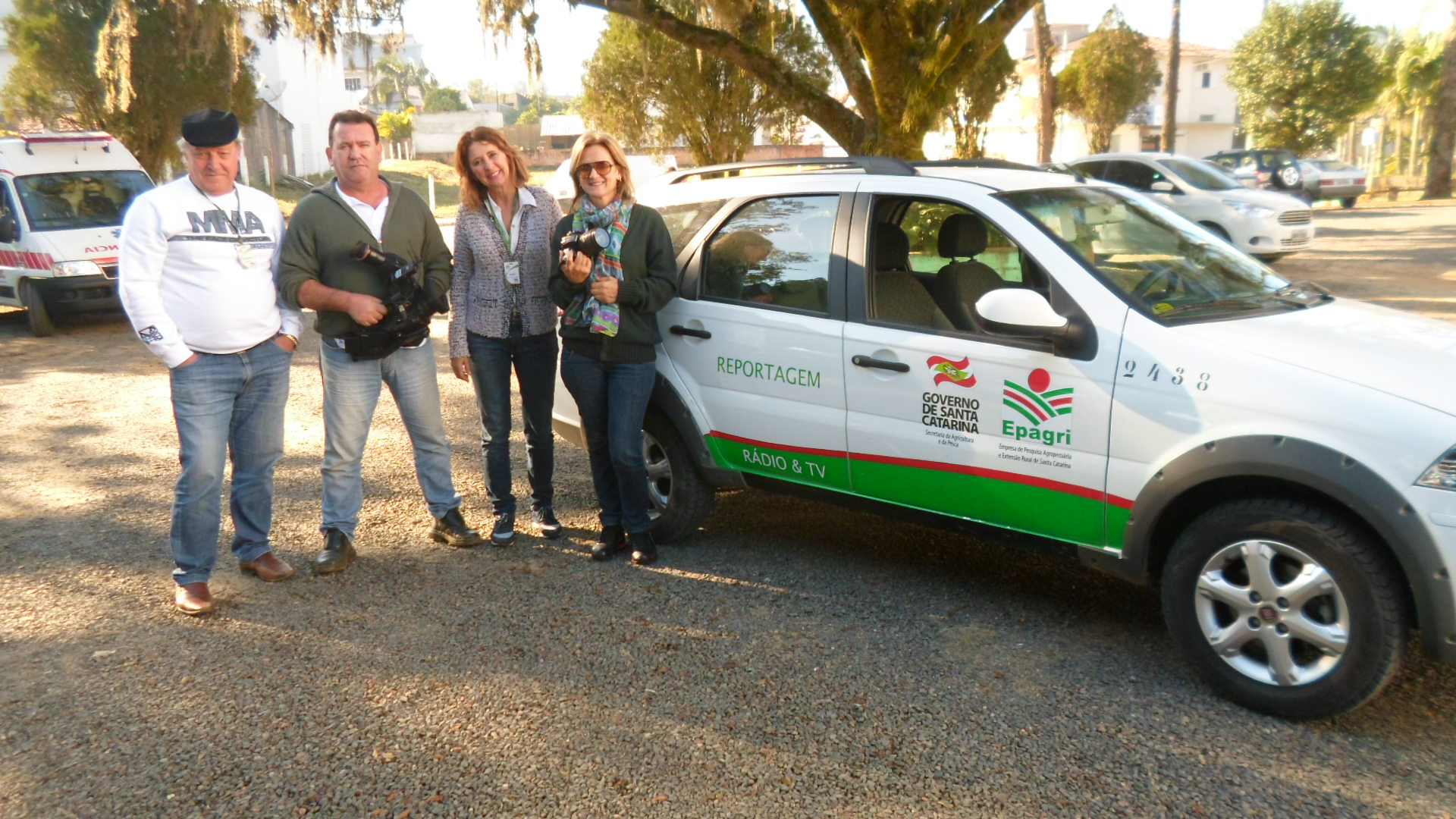 TV Epagri faz reportagem sobre o projeto 
