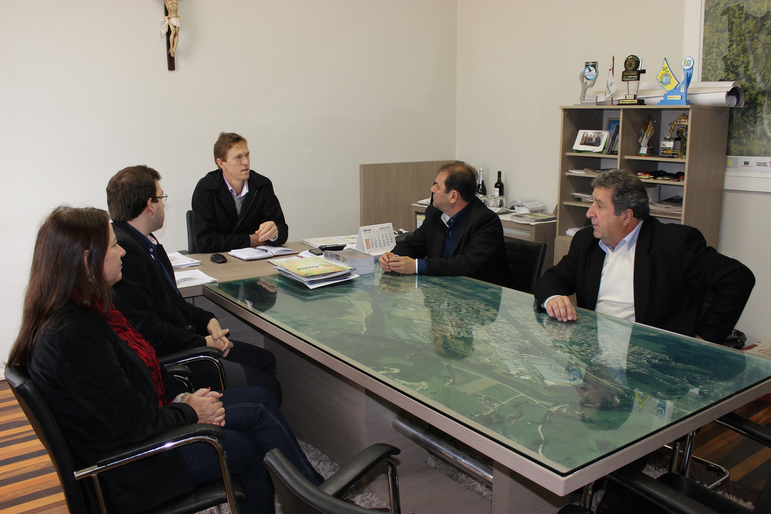 Reunião tratou da implantação de cursos técnicos pela SATC em São Ludgero