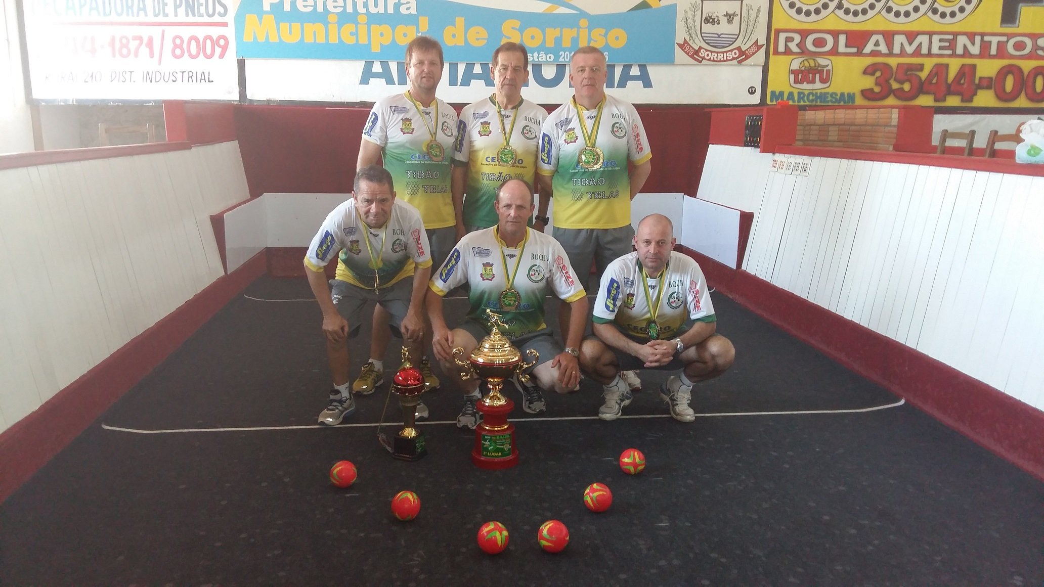 São Ludgero conquista o bronze na Taça Brasil de Bocha