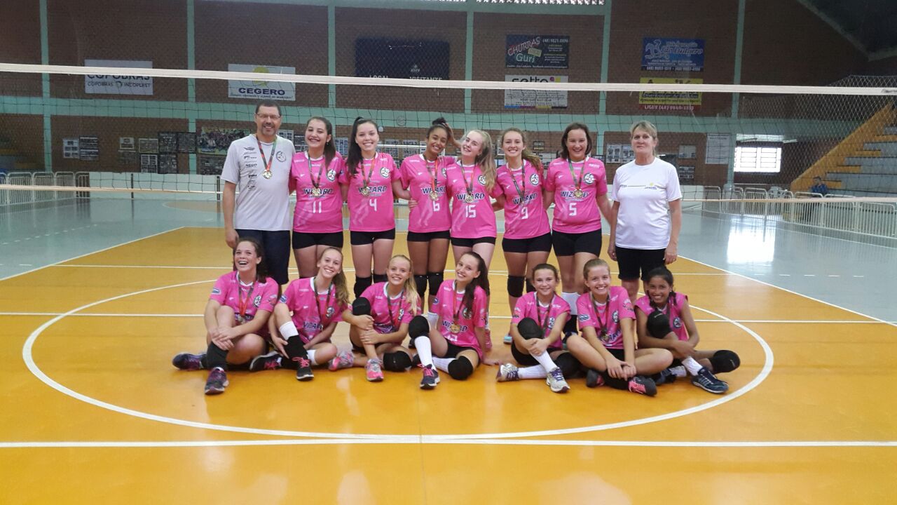 Voleibol Feminino de São Ludgero classificado para a etapa Regional Sul dos Jogos Escolares de...