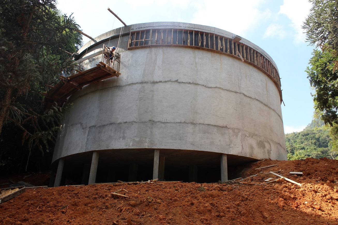 A partir de junho a capacidade de armazenamento de água em São Ludgero será de 2,2 milhões de...