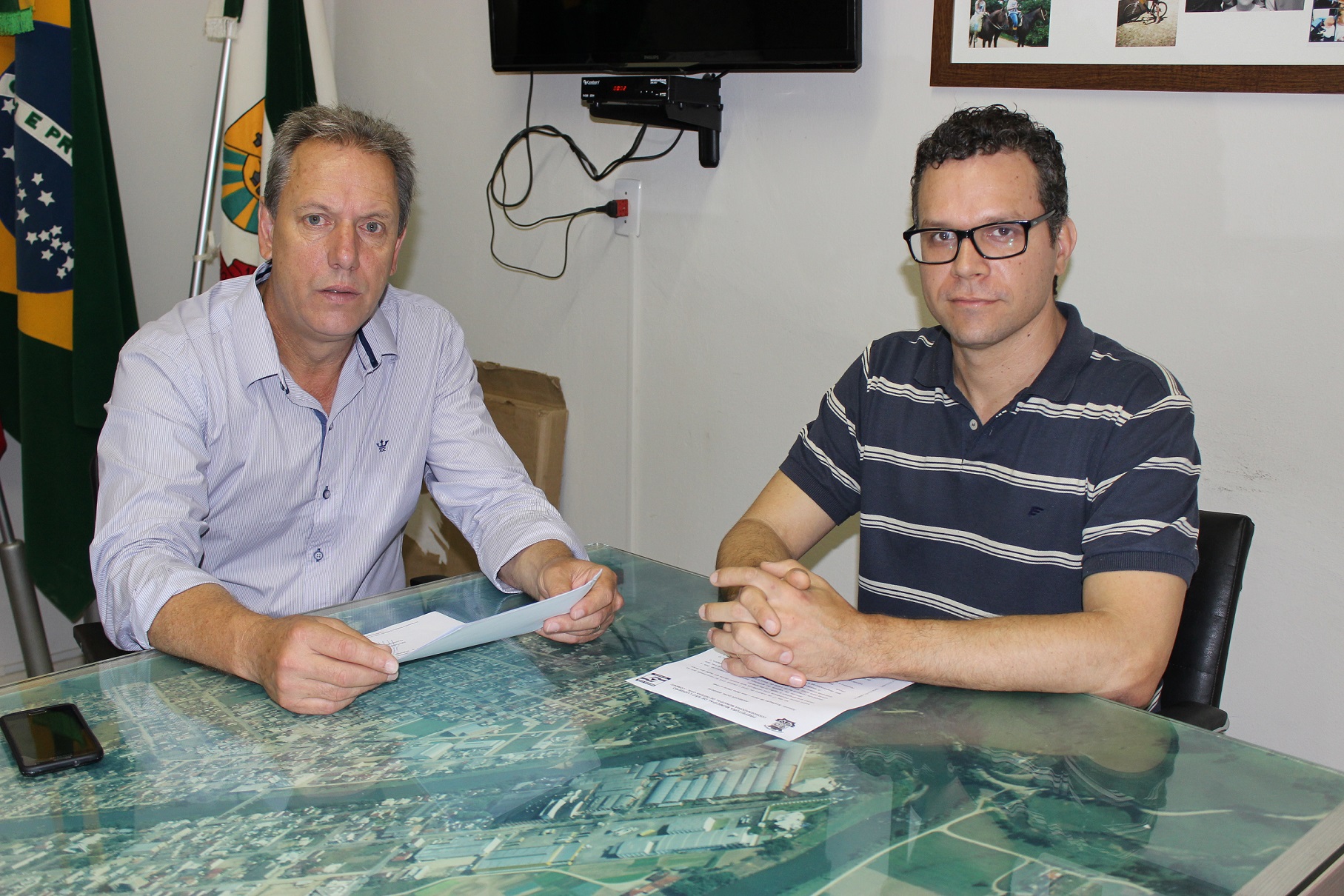 Coordenador da Defesa Civil se reúne com vice-prefeito Ibaneis Lembeck e apresenta relatório