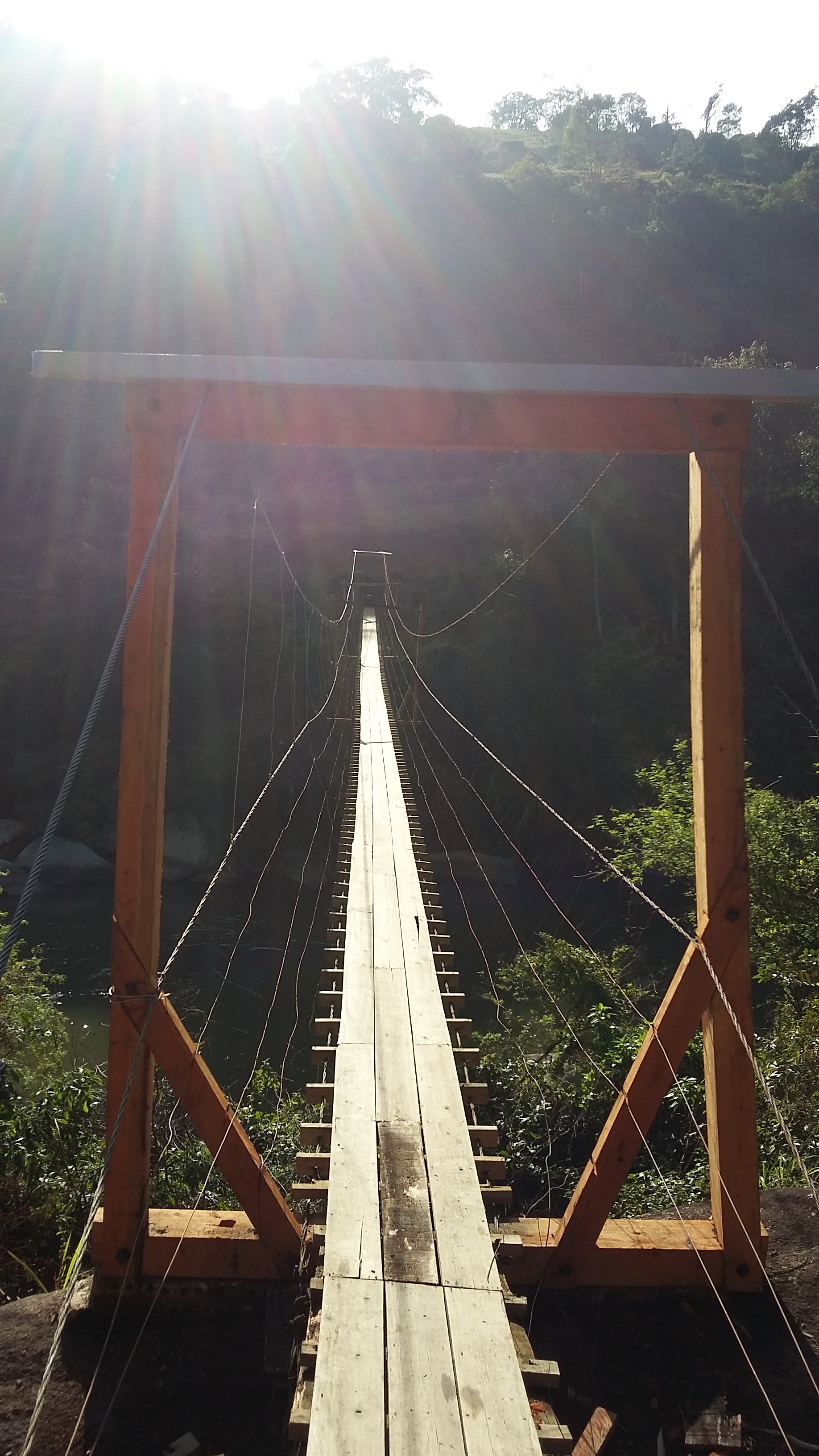 Nova ponte pênsil será construída na comunidade da Ponte Baixa 
