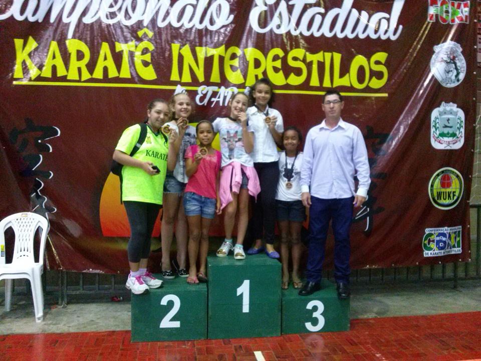 Equipe de São Ludgero campeã geral da primeira etapa do Estadual de Karatê Interestilos