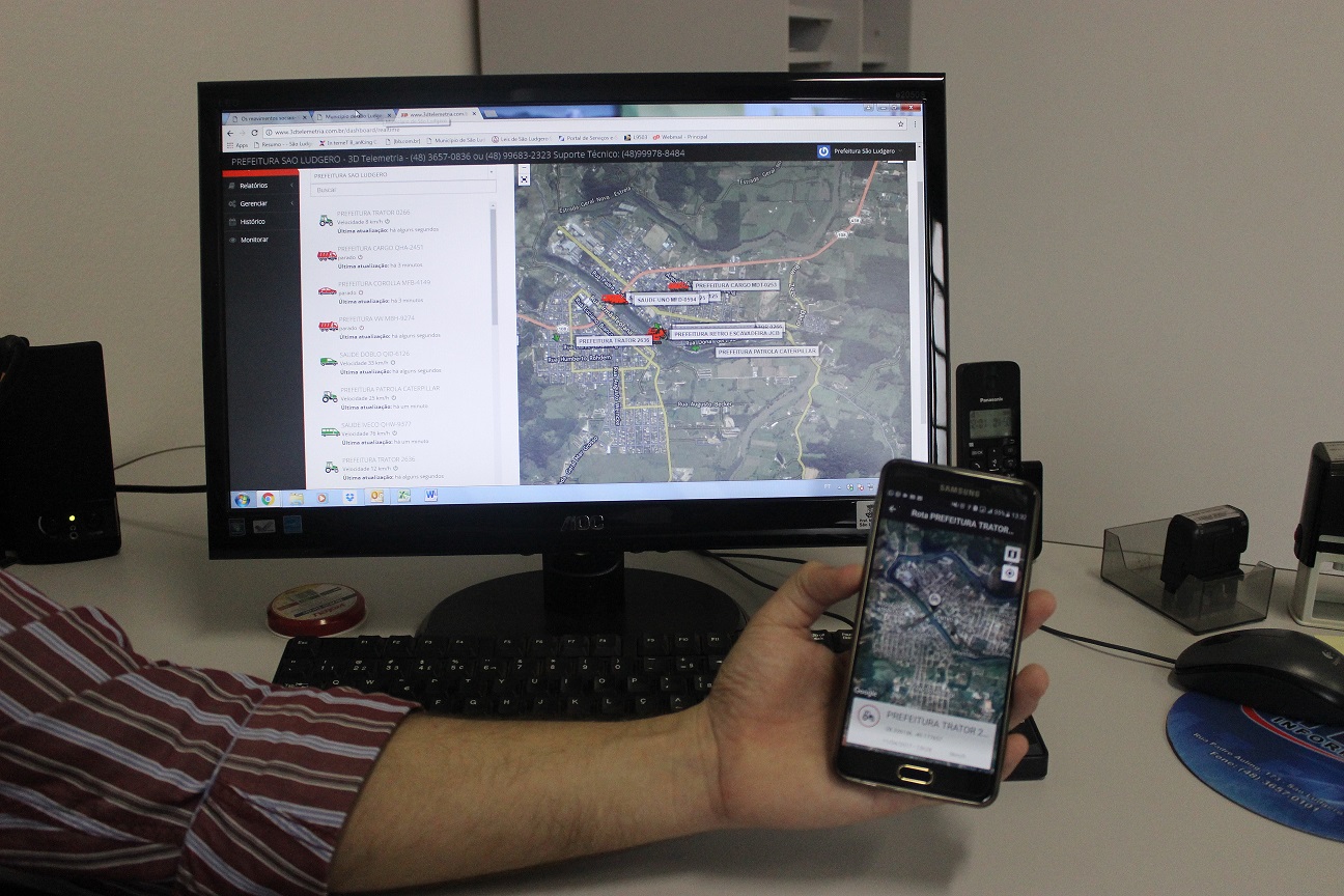 Rastreamento e controle total da frota de veículos