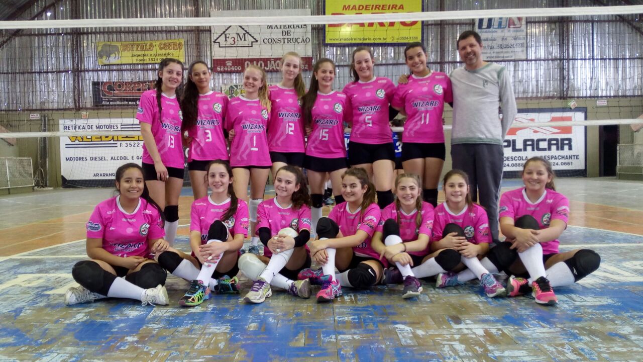 Equipe Pré-Mirim conquista vaga para disputar final da Liga Voleibol de Santa Catarina