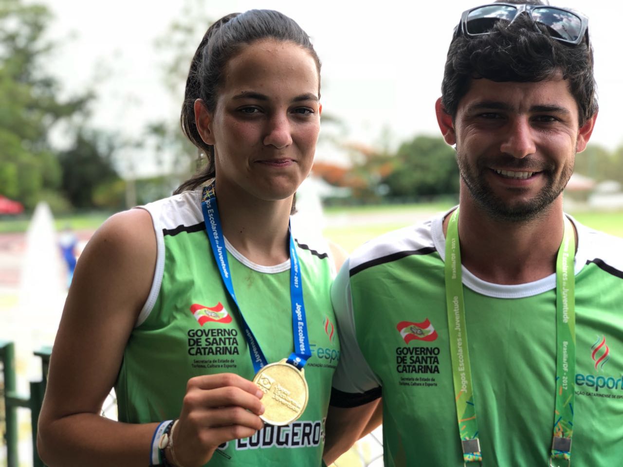Andriele Raiana Zander brilha nos Jogos Escolares da Juventude conquistando ouro e prata