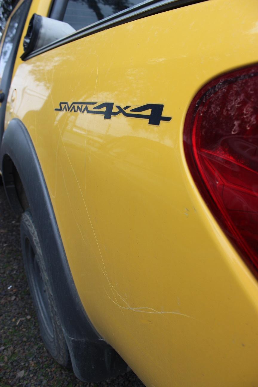 Latarias de veículos foram riscadas durante jogo entre Serrinha e Encosta do Sol