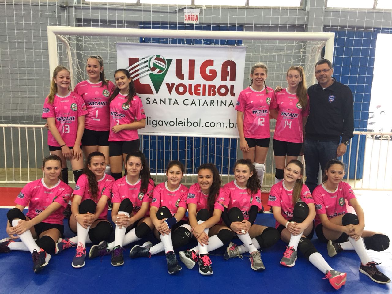 Voleibol Mirim Feminino de São Ludgero disputa o ouro na Liga Voleibol de Santa Catarina