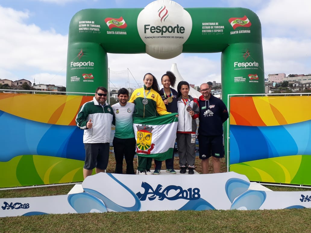 Liliam Meurer Seibert conquista prata no Atletismo para São Ludgero nos Jogos Abertos de Santa...