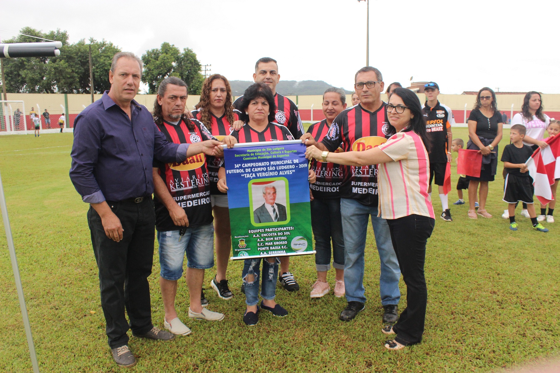 10 gols nos jogos de abertura do 34º Campeonato Municipal de Futebol de Campo de São Ludgero...
