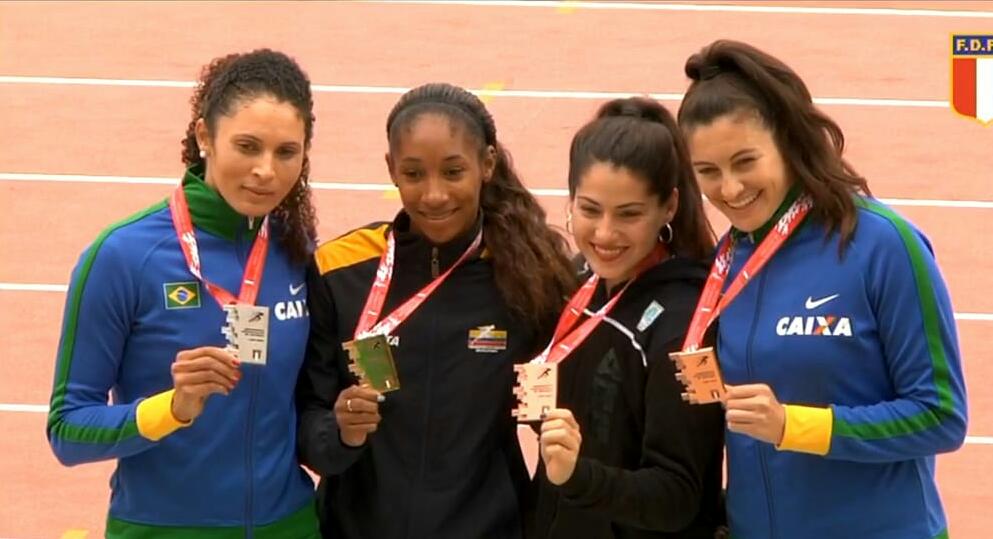 Monique Varmeling conquista o bronze no Sul-Americano de Atletismo Adulto