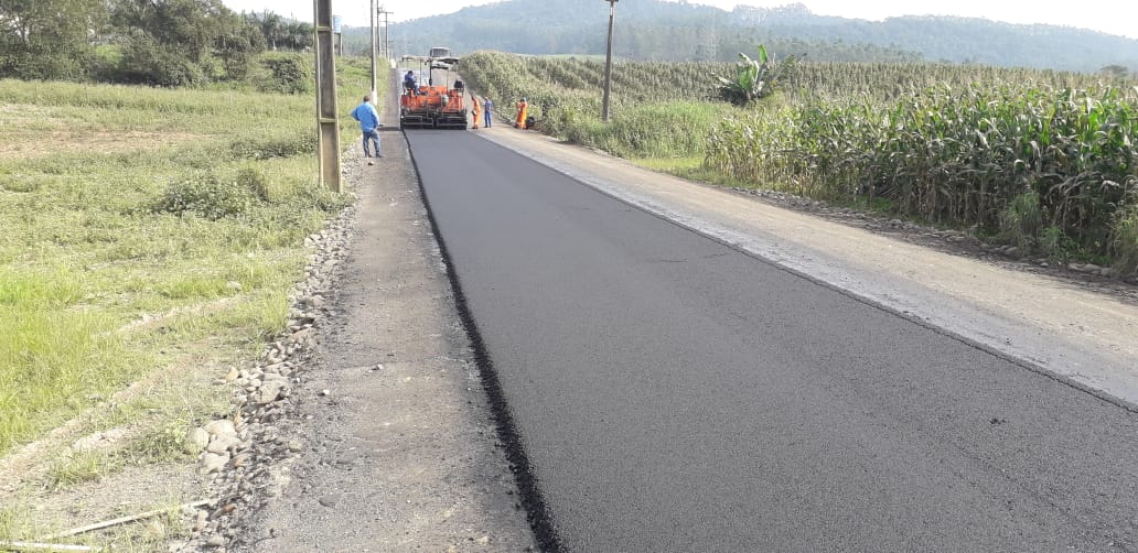 O sonho do asfalto vira realidade em 4,3 quilômetros da Estrada Geral Nova Estrela
