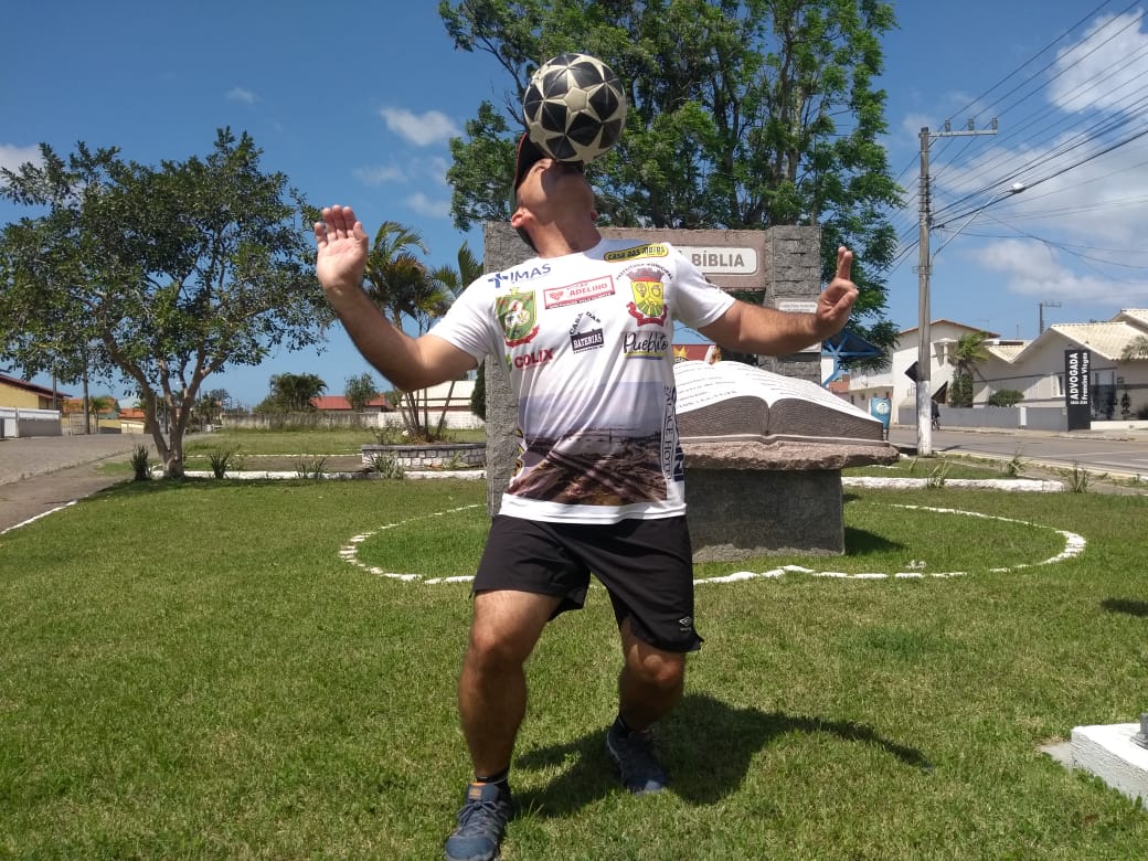 Recordista mundial, Martinho das Embaixadinhas, está em São Ludgero e fica até dia 18 de outubro