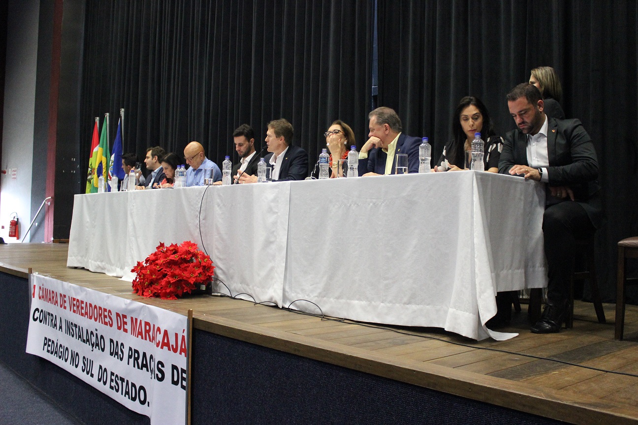 São Ludgero presente na Audiência Pública que deliberou sobre os quatro pedágios que o Governo...