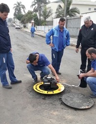 Samae de São Ludgero realiza ação para detectar ligações clandestinas nas redes coletoras de...