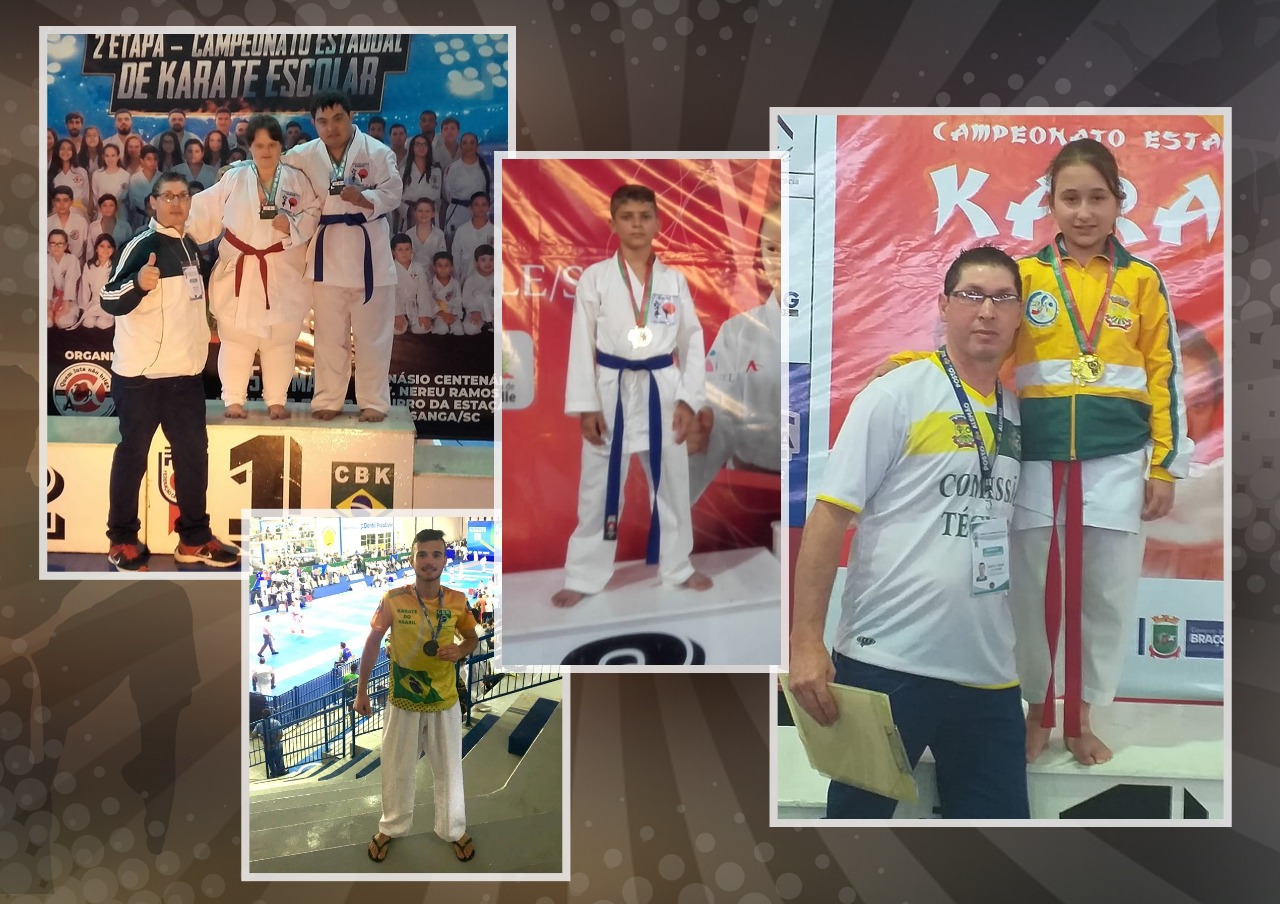 Karatecas de São Ludgero fecham 2019 assumindo ranking da Federação Catarinense