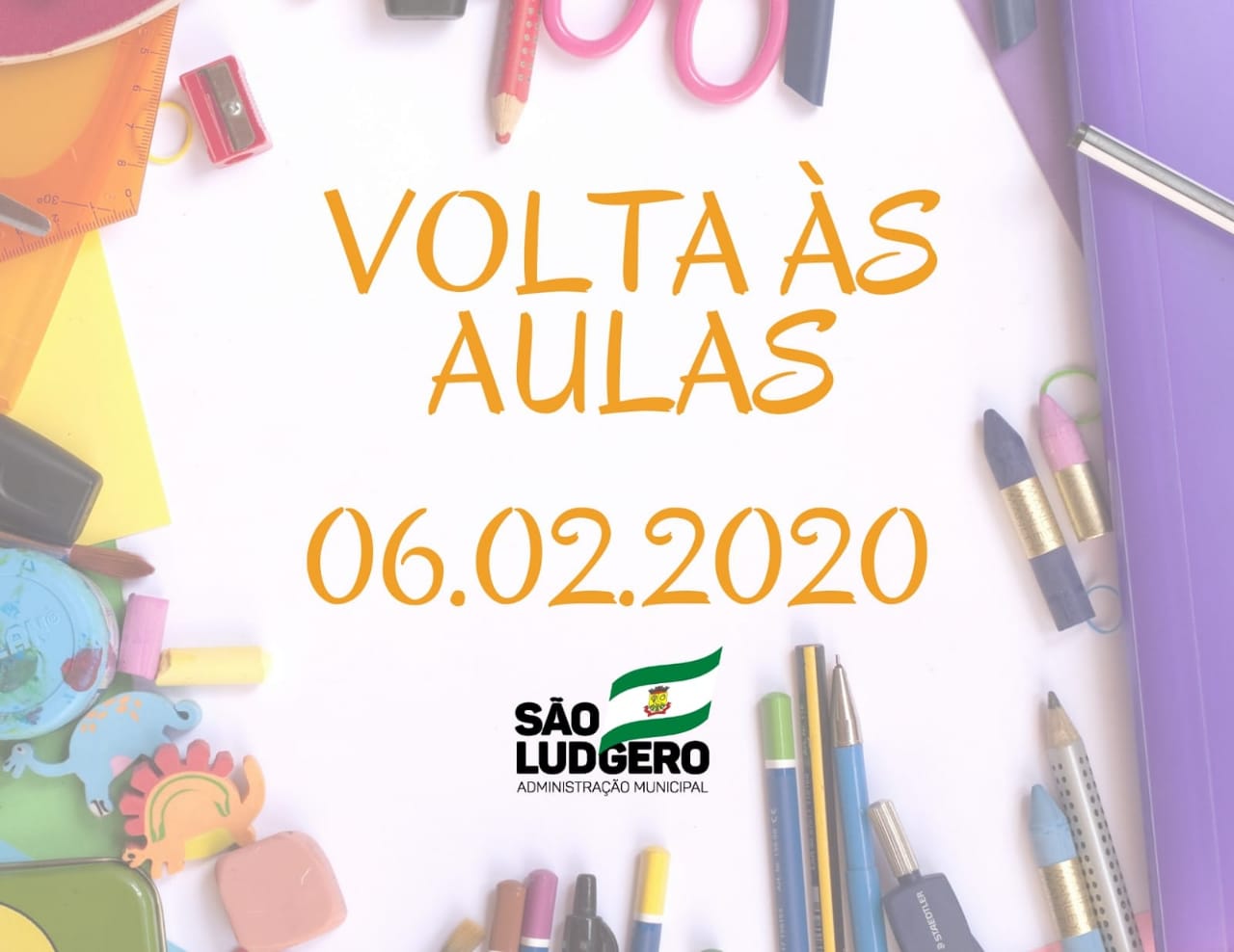 Ano letivo na Rede Municipal de Ensino de São Ludgero inicia amanhã (06/02) com 1550 crianças...