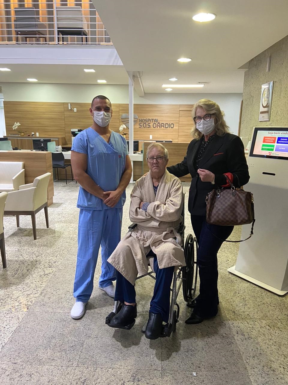 São Ludgero comemora cura de Frido Philippi, que teve Coronavírus, e ficou mais de três meses...