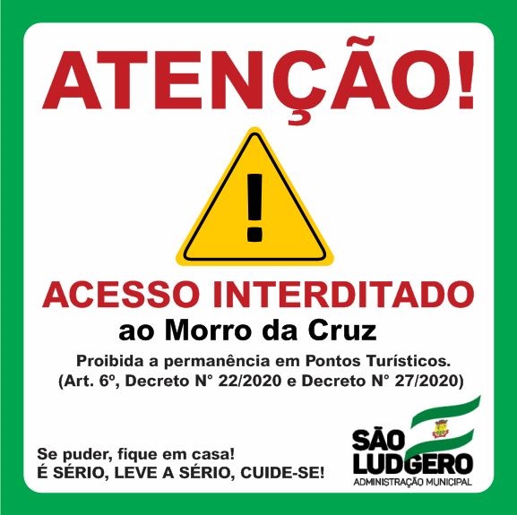 Coronavírus: Acessos ao “Morro da Cruz” serão interditados a partir de amanhã, quarta-feira...