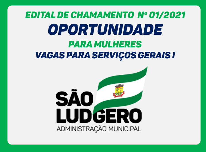 Prefeitura abre vagas de Serviços Gerais I exclusivo para mulheres