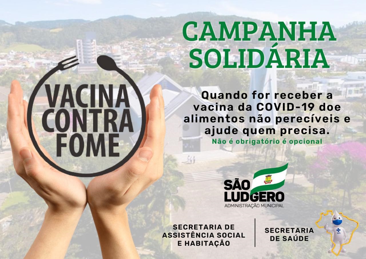 Secretarias de Assistência Social e Saúde lançam campanha “Vacina contra Fome” para...