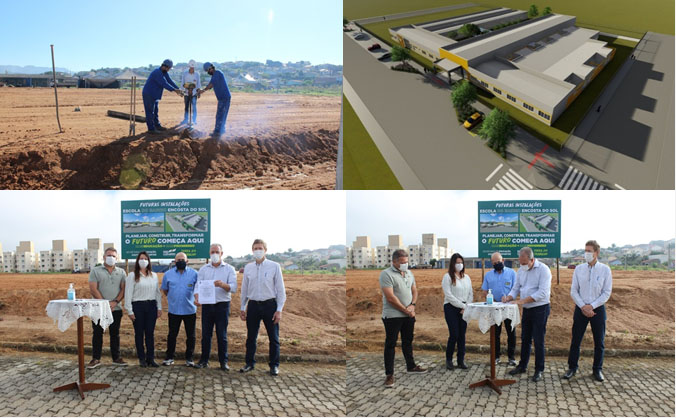 Sonho vira realidade. Começa construção da Escola no bairro Encosta do Sol