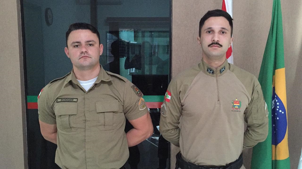 Destacamento da Polícia Militar de São Ludgero recebe dois novos soldados