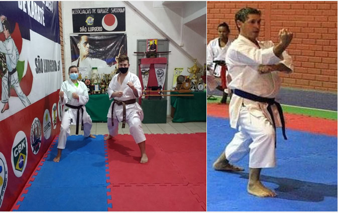 São Ludgero conquista três medalhas na 2ª Copa de Karatê Virtual SicoobCopermec