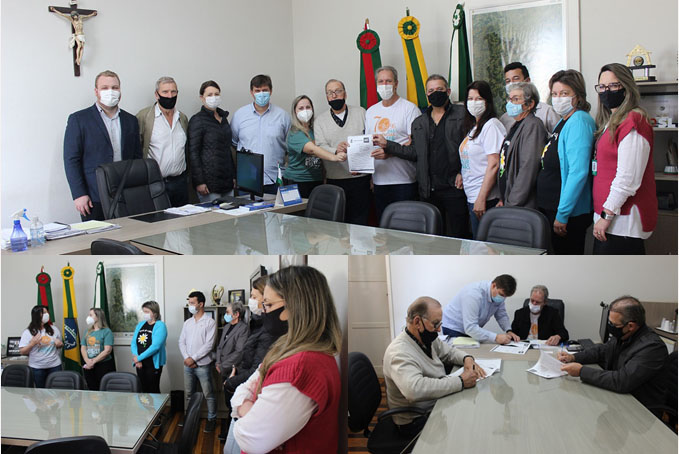 Assinado convênio que destinará R$ 50.000,00 para auxiliar na ampliação da Escola de Educação...