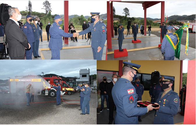 3° Sargento BM, Eduardo De Pieri Floriano, assumiu o comando do Quartel do Corpo de Bombeiros de...
