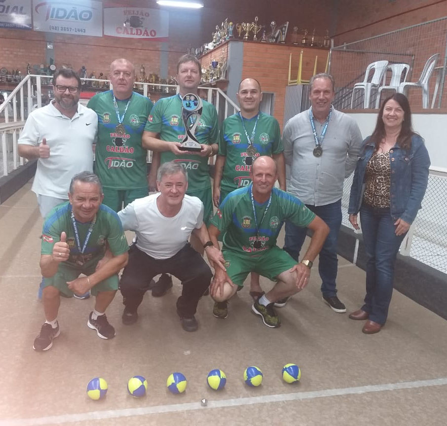 São Ludgero divide o 3º lugar com Criciúma na 42ª Taça Ouro de Bocha Rafa Vollo Masculino