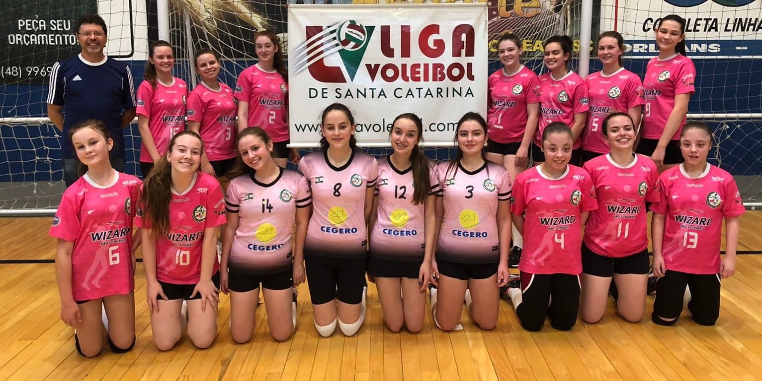 Equipe Sub 17 Feminina de São Ludgero disputa a final da Liga Voleibol de Santa Catarina