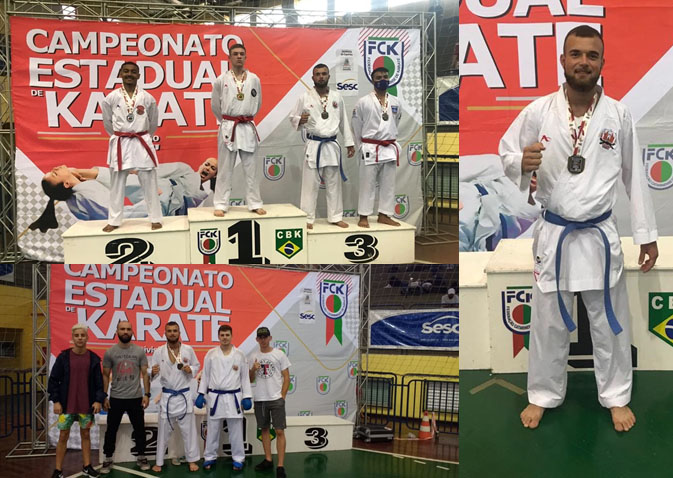 São Ludgero é bronze com Bruno Vieira Guetner no Campeonato Estadual de Karatê
