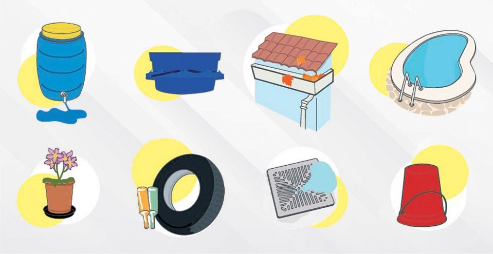 Alerta! O calor chegou e as pessoas devem redobrar os cuidados com água parada para inibir a...