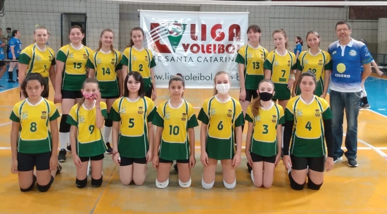 São Ludgero nas finais do Sub 14 Feminino e Sub 17 Masculino da Liga Voleibol de Santa Catarina