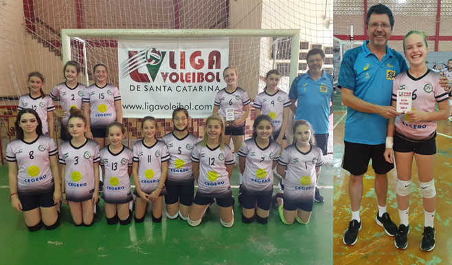 São Ludgero conquista 5º lugar no Festival Sub 13 da Liga Voleibol de SC com gosto de pódio