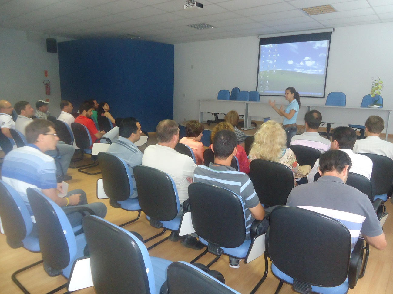 Técnicos visitam São Ludgero para conhecer projeto de Saneamento Ambiental Rural em...