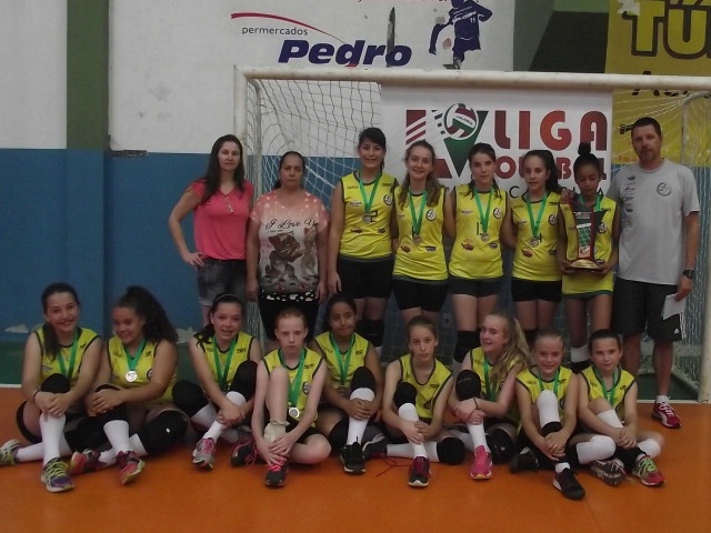São Ludgero é prata no Campeonato da Liga Voleibol Santa Catarina