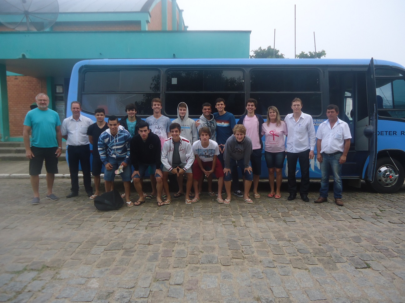 Atletas do Futebol de Campo já embarcaram para disputar os Jogos Abertos de Santa Catarina