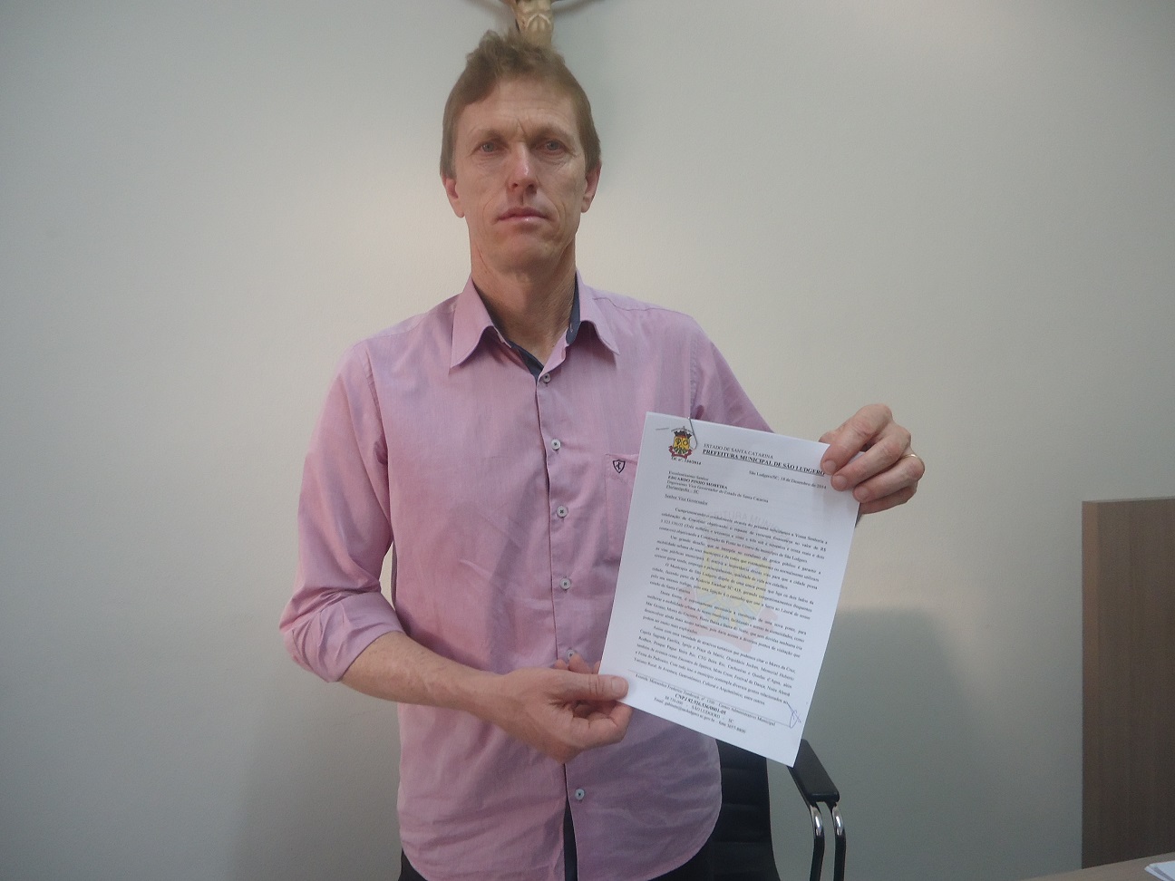 Investimento na segunda ponte será de R$ 3,3 milhões e Volnei Weber está em Florianópolis...