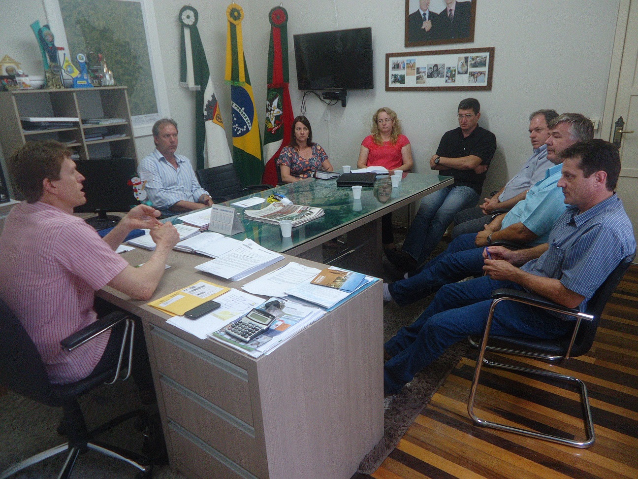 Prefeito, vice e secretários avaliam as ações de 2014 e reforçam o planejamento para 2015